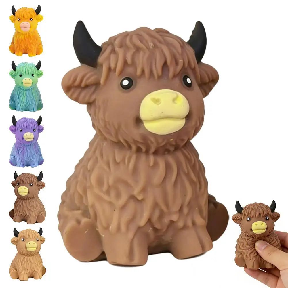 Novelty Gifts - El Yapımı, Sevimli İskoç Yayla İneği