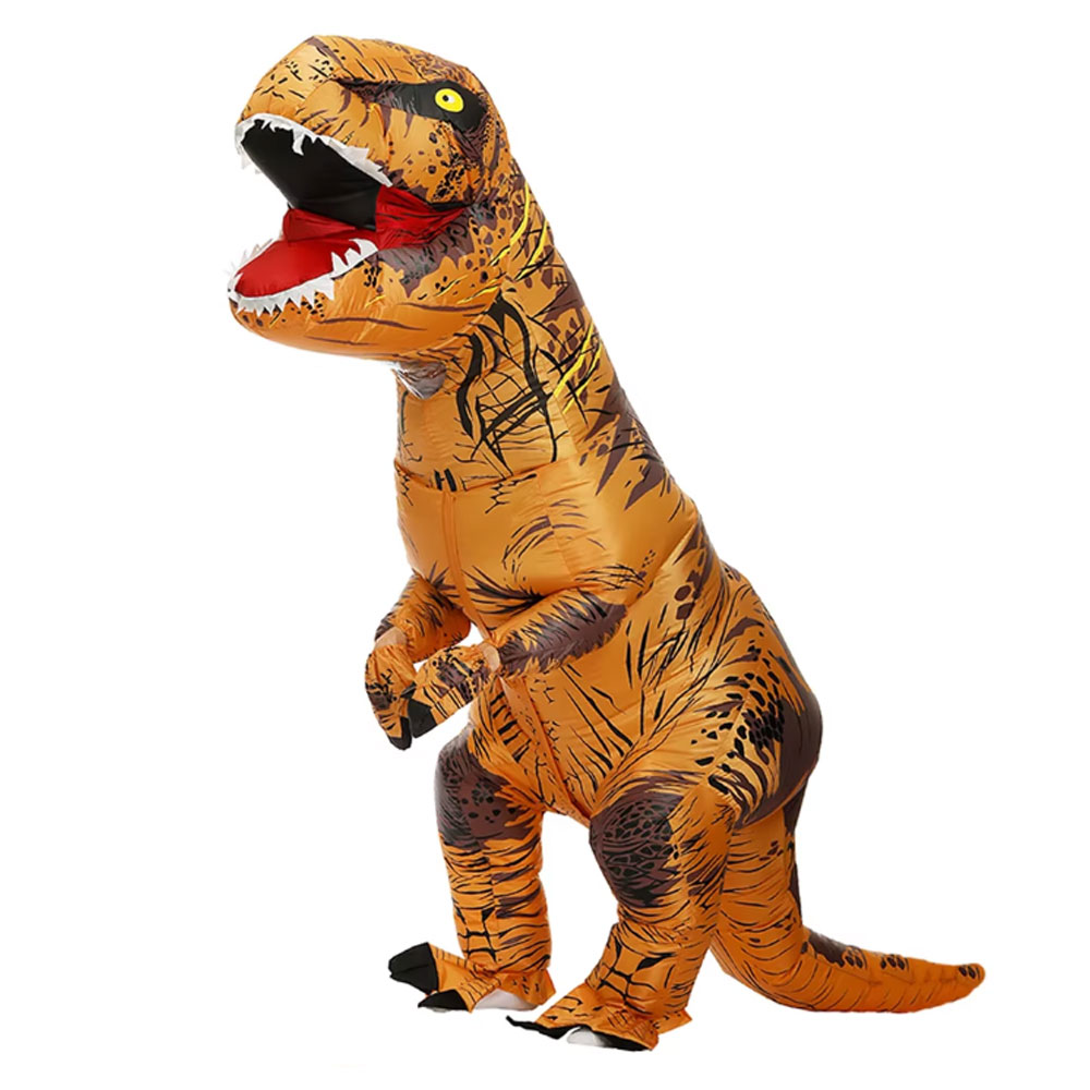 Inflatable Dinosaur Costume Adult - Cadılar Bayramı temalı, unisex, şişirilebilir dinozor