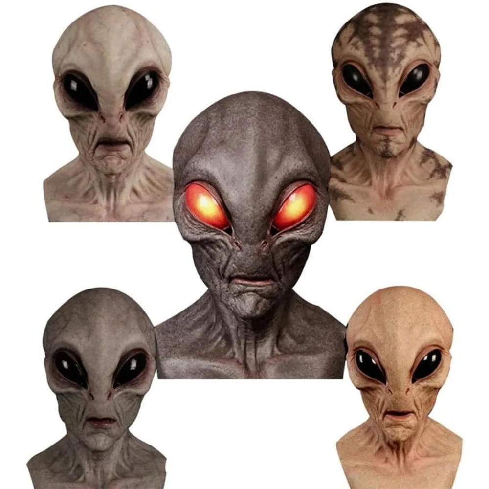 Latex Alien Mask Realistic - Yetişkinler İçin Popüler Satışta Olan Cadılar
