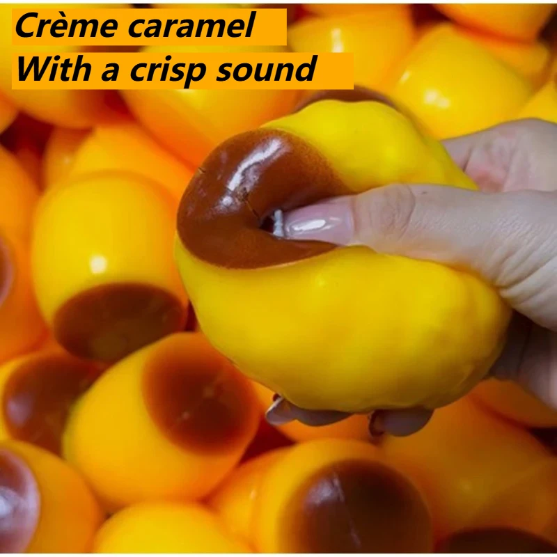 Novelty Gifts - Çıtır Sesli Karamel Puding Sıkma Oyuncak,