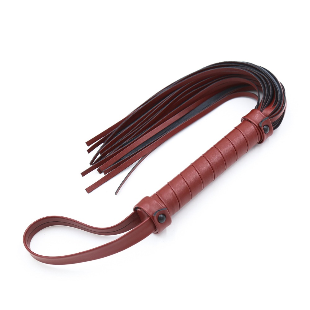 Party Supplies - Erotik Deri Kamçı BDSM Popo Kırpması