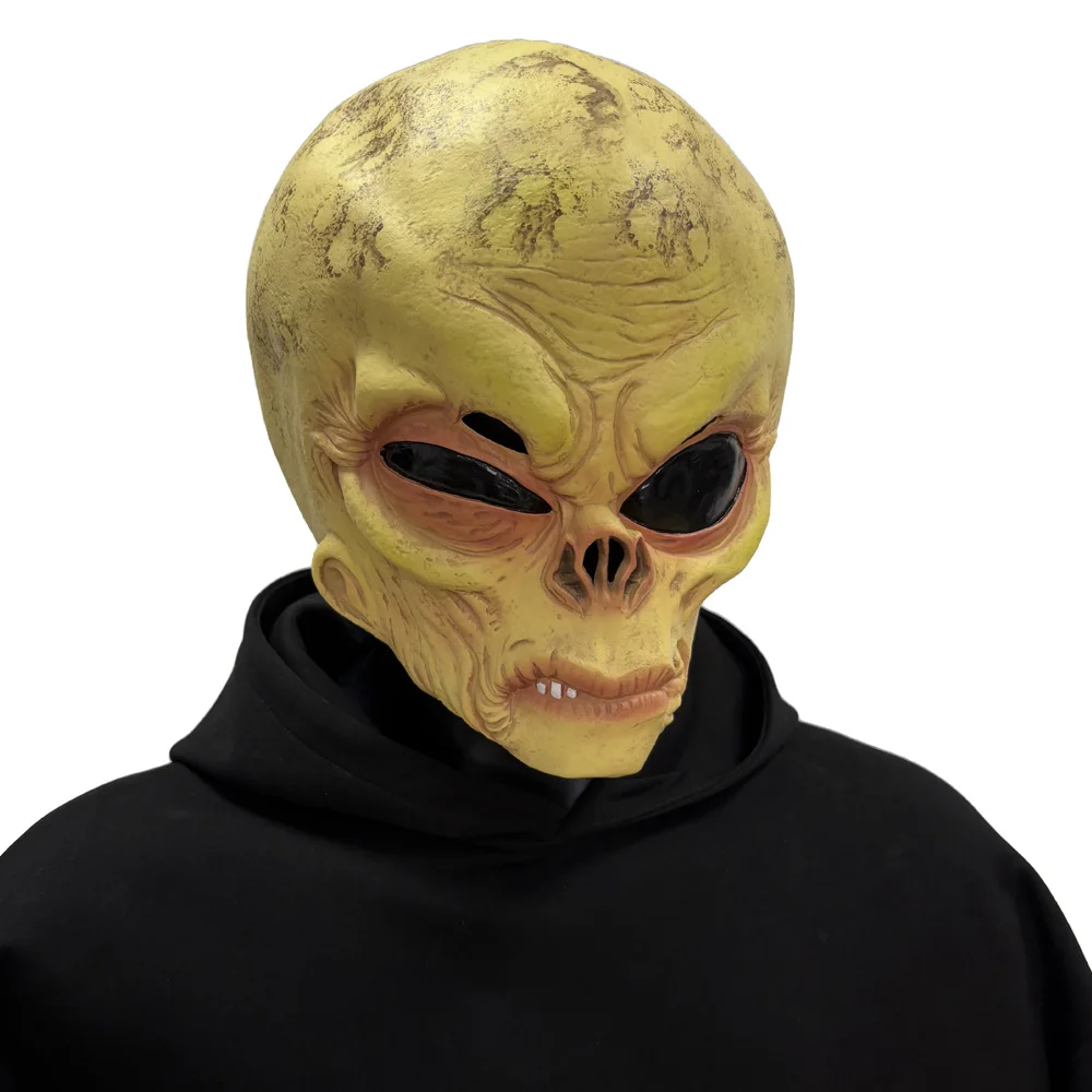 Komik Uzaylı Kafatası Maskesi, - Latex Alien Mask Realistic incelemesi ve fiyatı