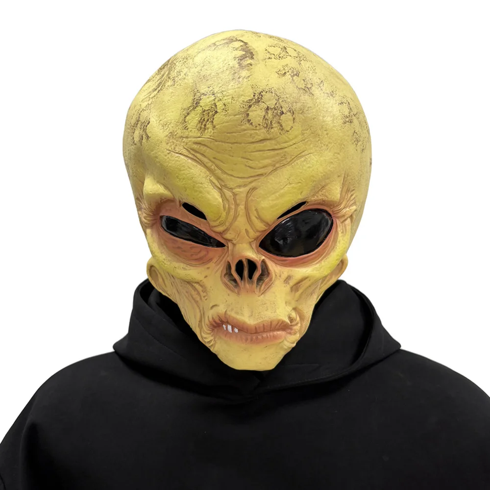 Komik Uzaylı Kafatası Maskesi, - Latex Alien Mask Realistic incelemesi ve fiyatı