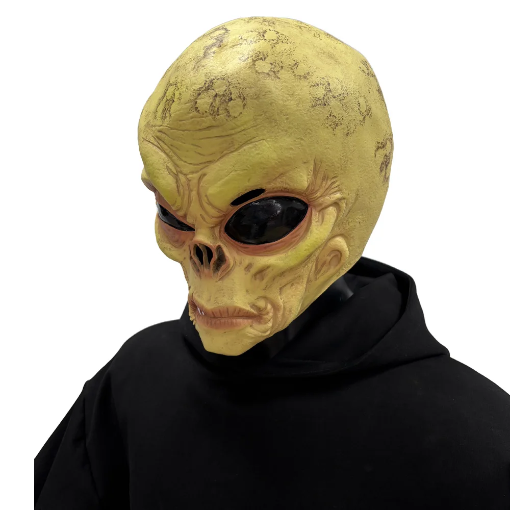 Komik Uzaylı Kafatası Maskesi, - Latex Alien Mask Realistic incelemesi ve fiyatı