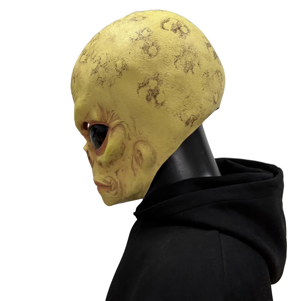 Komik Uzaylı Kafatası Maskesi, - Latex Alien Mask Realistic incelemesi ve fiyatı