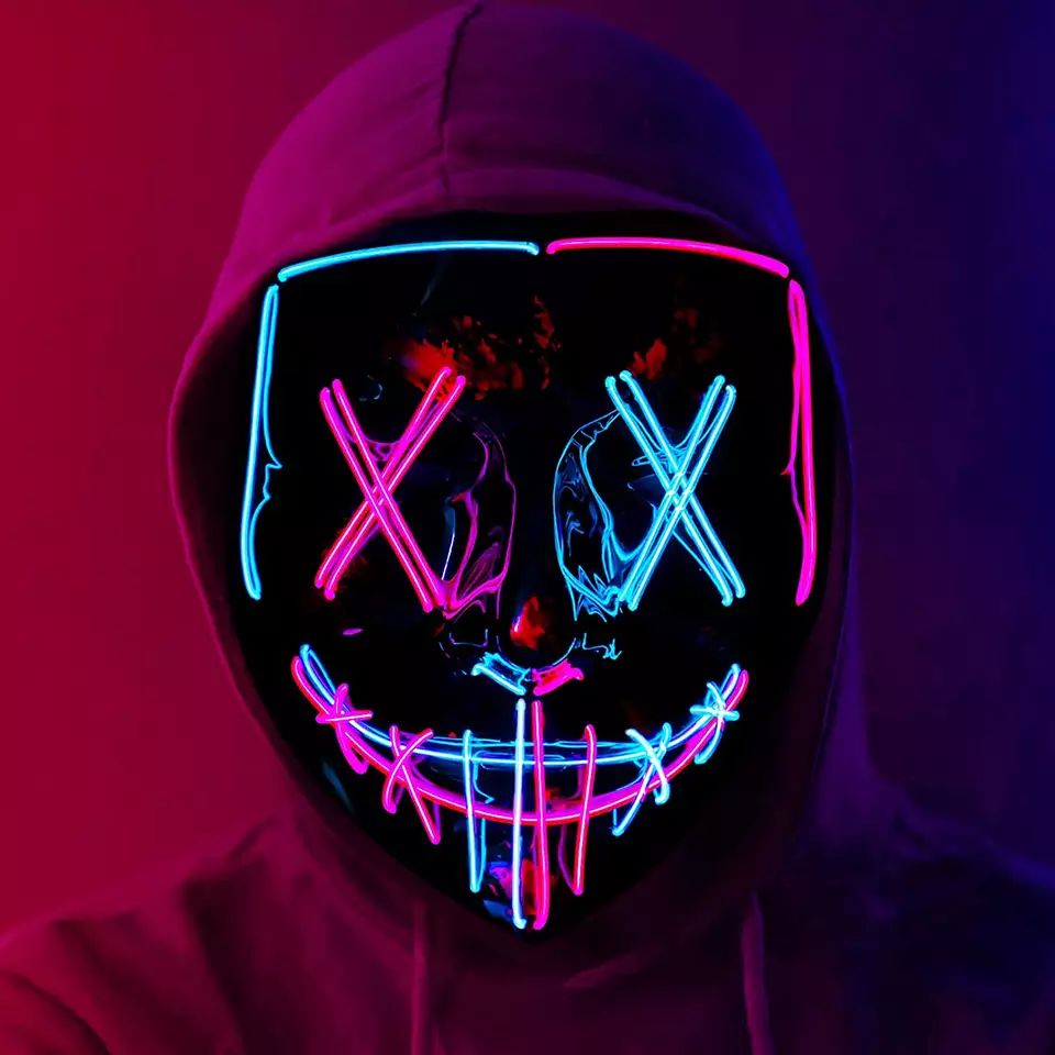 Cadılar bayramı festivali part - Led Purge Mask Halloween incelemesi ve fiyatı
