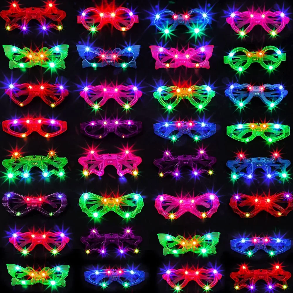 LED Glasse Neon Karanlıkta Par - Glow In The Dark Party Glasses incelemesi ve fiyatı