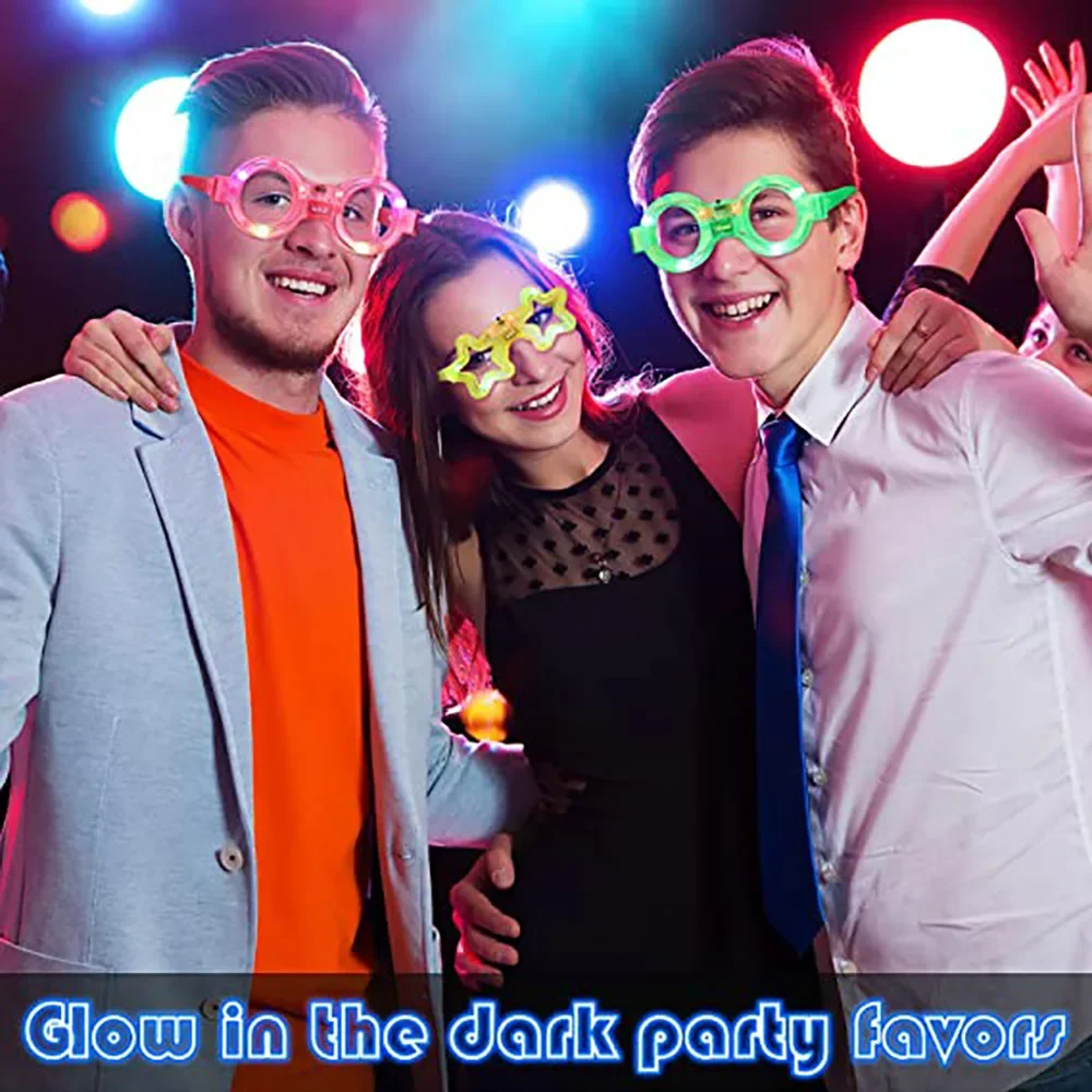 LED Glasse Neon Karanlıkta Par - Glow In The Dark Party Glasses incelemesi ve fiyatı