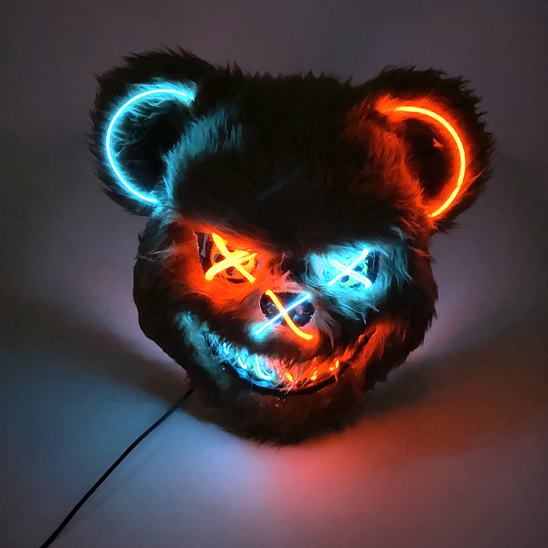 Cadılar bayramı Light Up korku - Led Purge Mask Halloween incelemesi ve fiyatı