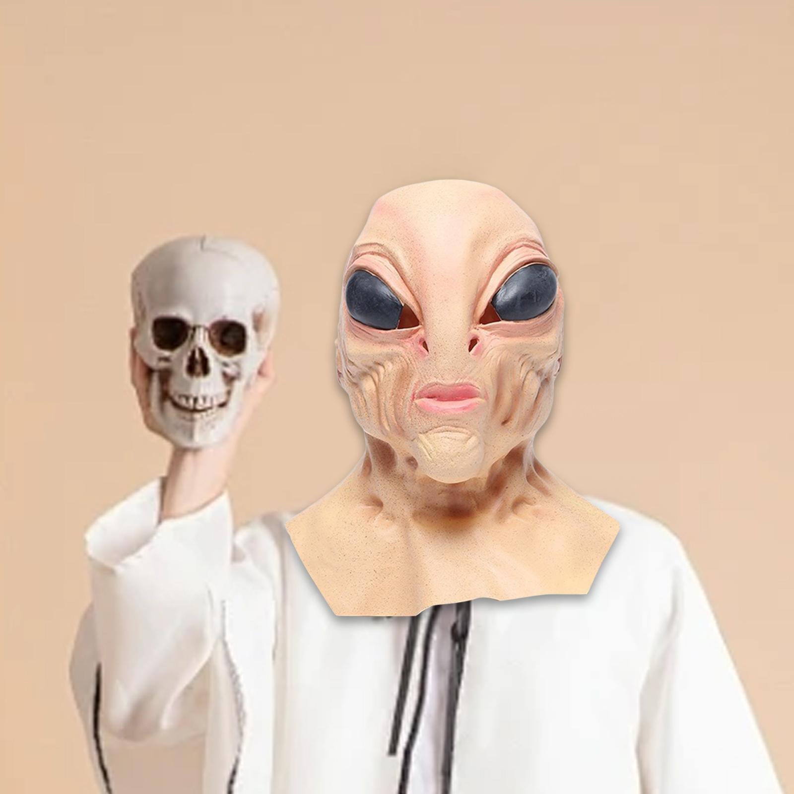 Lateks Uzaylı Maskesi, Tam Baş - Latex Alien Mask Realistic incelemesi ve fiyatı