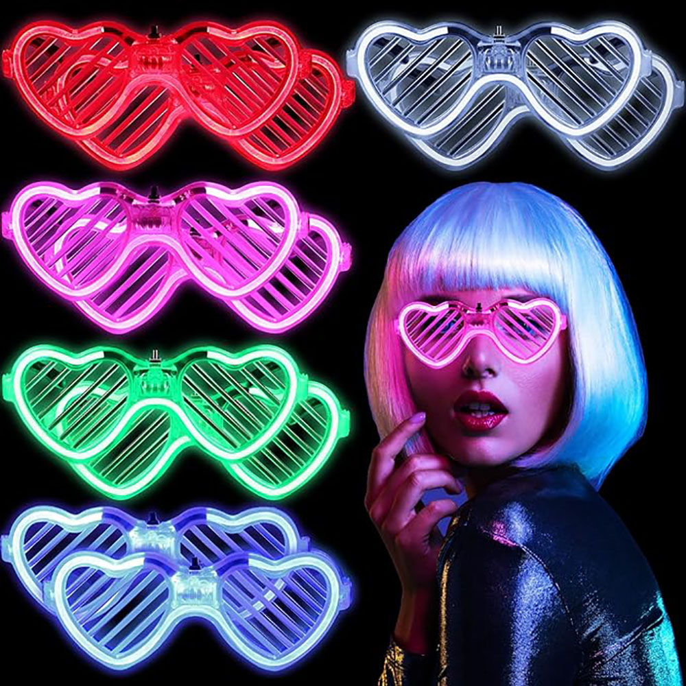 5/10/15/20/30 adet Led Neon pa - Glow In The Dark Party Glasses incelemesi ve fiyatı